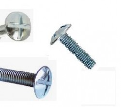 Boulon poêlier tête ronde...